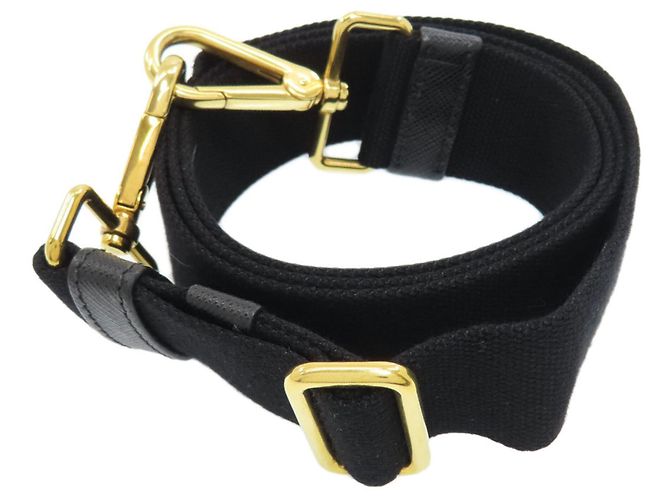 Borsa Tote 2-Way Prada Canapa Nero - vista 9