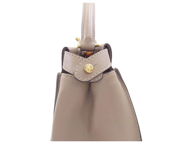 Fendi Peekaboo 2-Way Handbag Grey - view 15