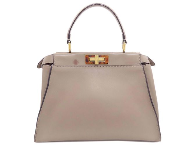 Fendi Peekaboo 2-Way Handbag Grey - view 2
