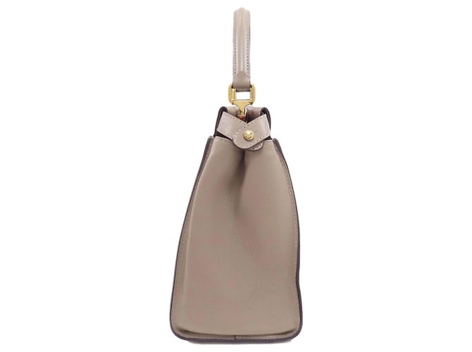 Fendi Peekaboo 2-Way Handbag Grey - view 3