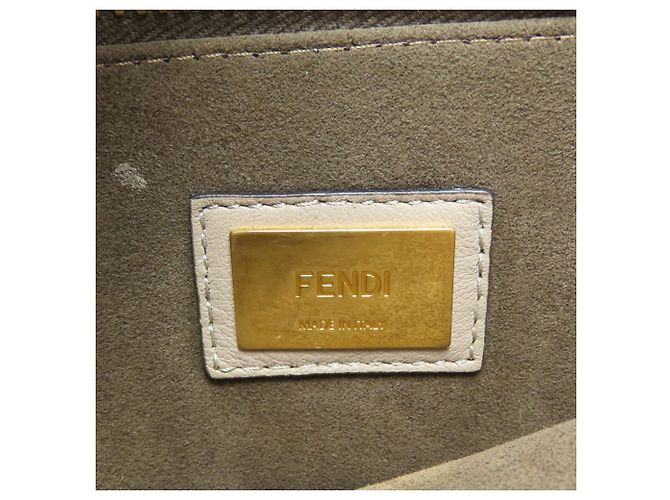 Fendi Peekaboo 2-Way Handbag Grey - view 7