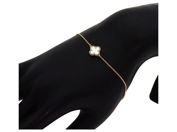Bracciale Sweet Alhambra in madreperla Van Cleef & Arpels - vista 5
