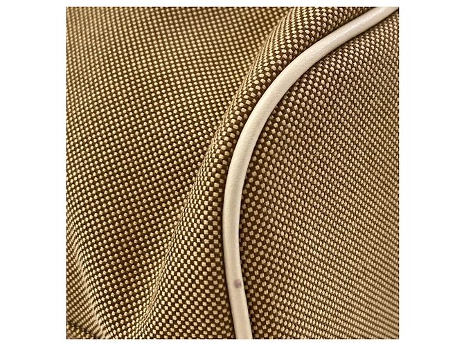 Borsa a mano 2-Way in jacquard logo Prada Bianco Beige - vista 14