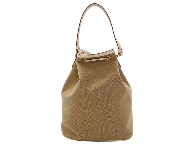 Borsa a mano 2-Way in jacquard logo Prada Bianco Beige - vista 2