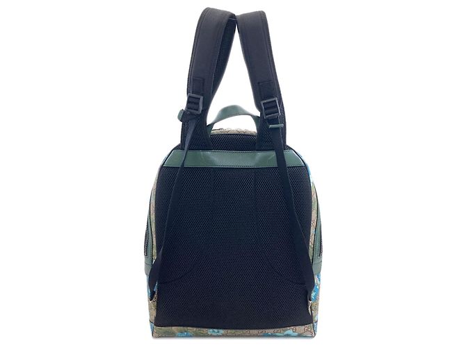 Zaino Gucci GG Blooms con ricamo a uccello Marrone - vista 2