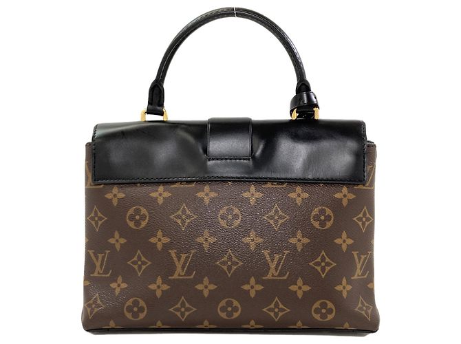 Louis Vuitton M43125 Flap Bag MM Schwarz Monogramm - Ansicht 2