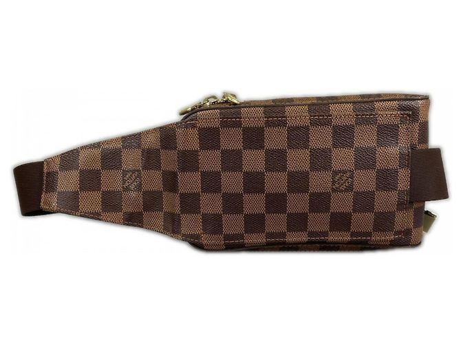 Borsa a tracolla Louis Vuitton Geronimos Marrone - vista 2