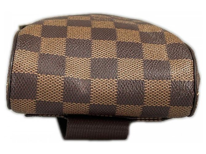 Borsa a tracolla Louis Vuitton Geronimos Marrone - vista 3