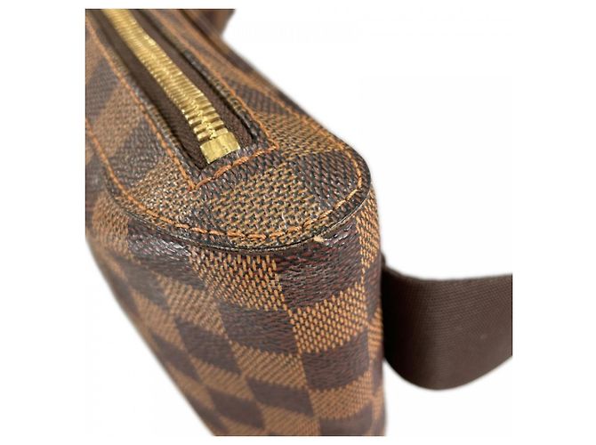 Borsa a tracolla Louis Vuitton Geronimos Marrone - vista 4