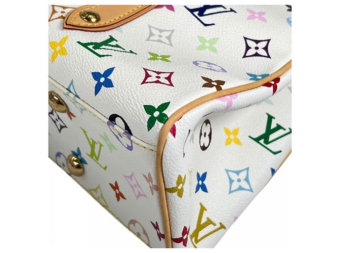 Borsa Louis Vuitton Aurelia MM Bianco - vista 11