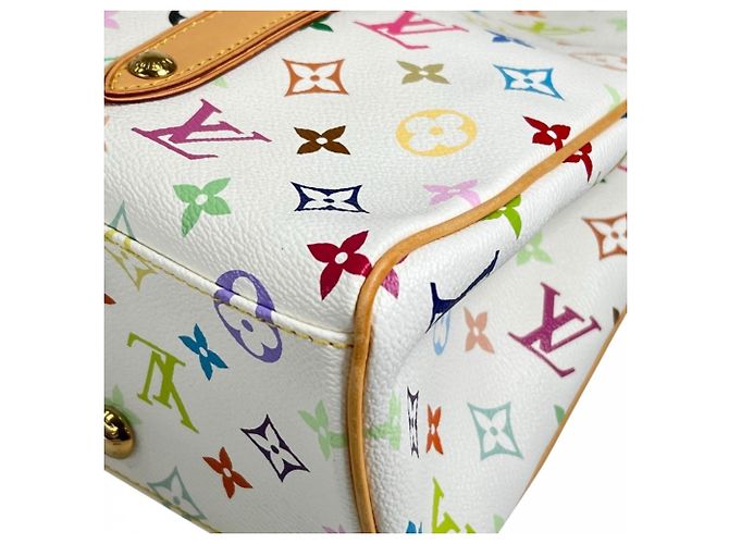 Borsa Louis Vuitton Aurelia MM Bianco - vista 13