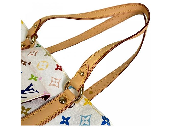 Borsa Louis Vuitton Aurelia MM Bianco - vista 15