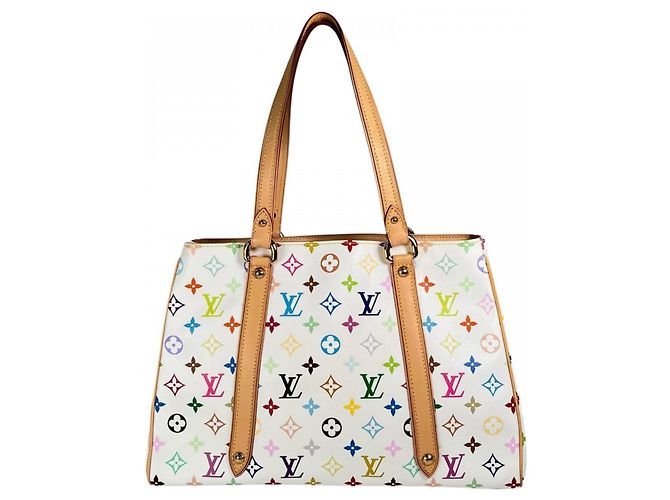 Borsa Louis Vuitton Aurelia MM Bianco - vista 2