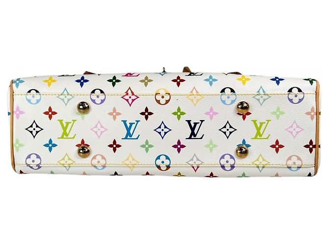 Borsa Louis Vuitton Aurelia MM Bianco - vista 4