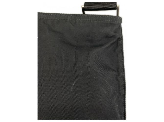 Borsa a tracolla Prada in nylon nero - vista 12