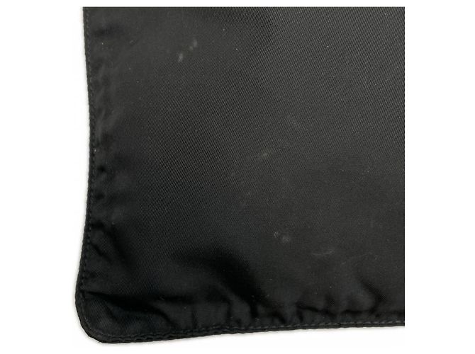 Borsa a tracolla Prada in nylon nero - vista 13