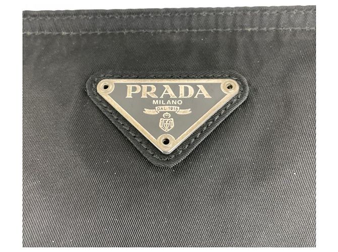 Borsa a tracolla Prada in nylon nero - vista 5