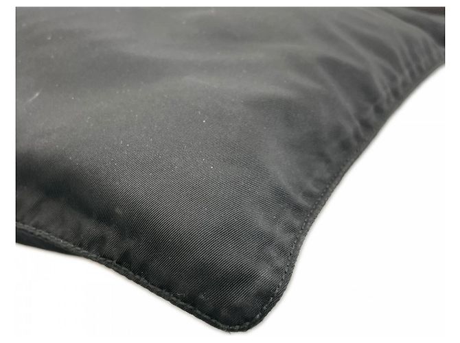 Borsa a tracolla Prada in nylon nero - vista 9