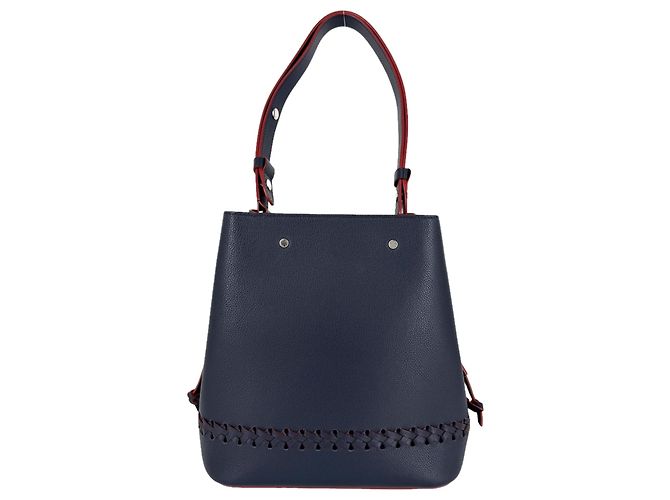 Borsa a tracolla Lockme Bucket Louis Vuitton Rosso Blu navy - vista 2
