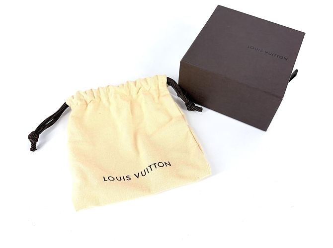 Portachiavi Louis Vuitton Mini Lockit Argento - vista 9