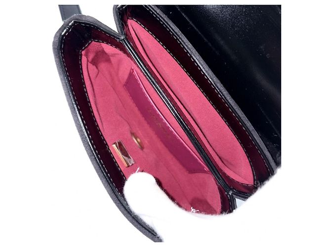 Borsa a tracolla Chanel Mini Matelassé Nero - vista 4