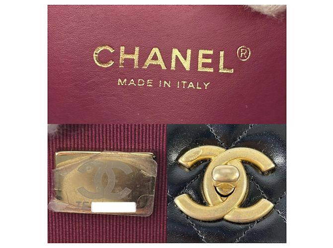 Borsa a tracolla Chanel Mini Matelassé Nero - vista 5