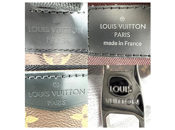 Zaino Louis Vuitton Josh NV Marrone Nero - vista 5