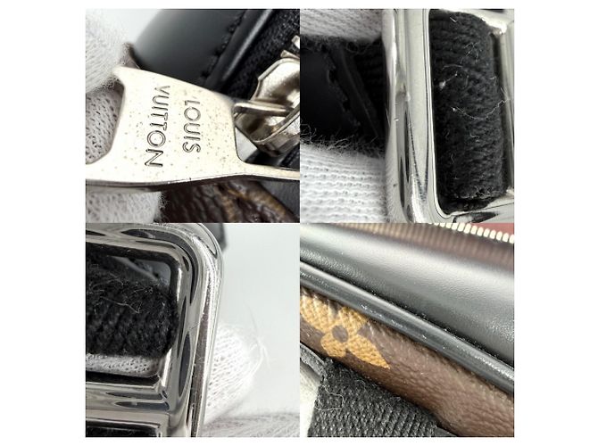 Zaino Louis Vuitton Josh NV Marrone Nero - vista 7