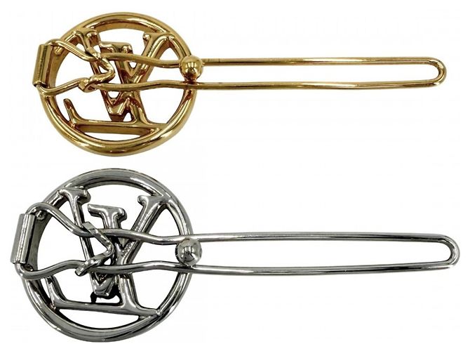 Fermi capelli Baby Laze da donna Louis Vuitton Argento D'oro - vista 2