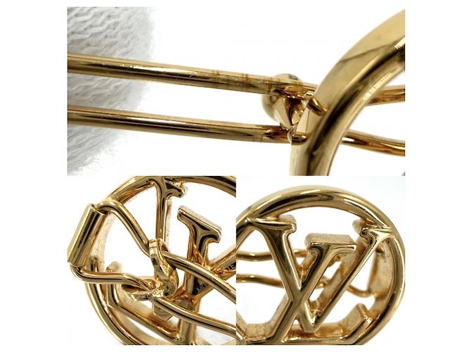 Fermi capelli Baby Laze da donna Louis Vuitton Argento D'oro - vista 5
