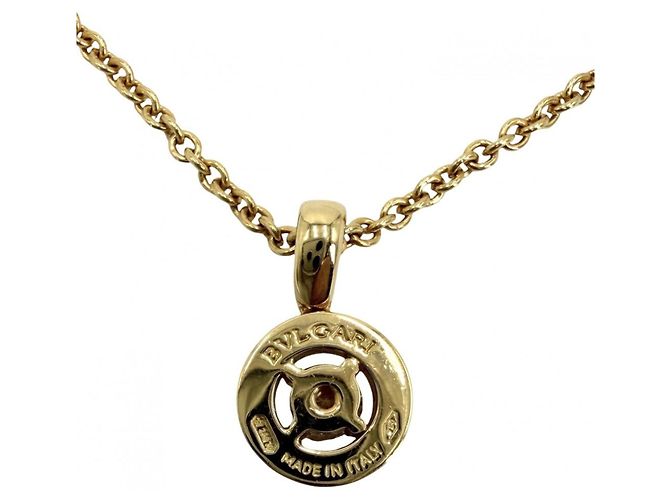Bulgari Collana Bvlgari in oro giallo 18K con diamante e onice - vista 2