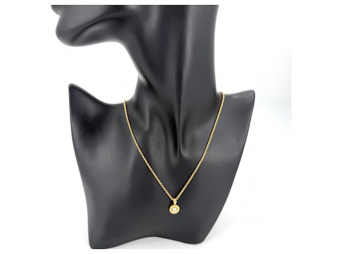 Bulgari Collana Bvlgari in oro giallo 18K con diamante e onice - vista 3