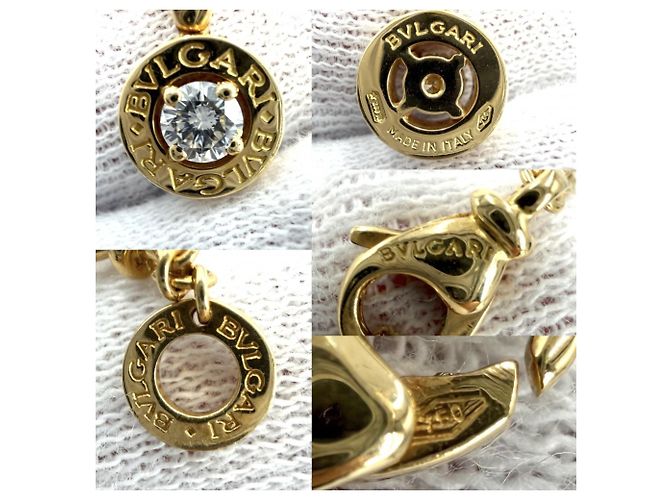 Bulgari Collana Bvlgari in oro giallo 18K con diamante e onice - vista 4