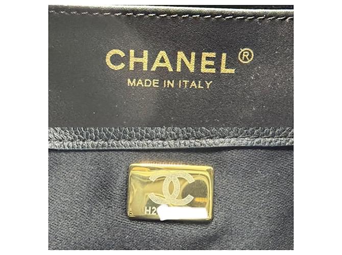 Timeless Borsa a tracolla Chanel in vitello martellato nero - vista 5