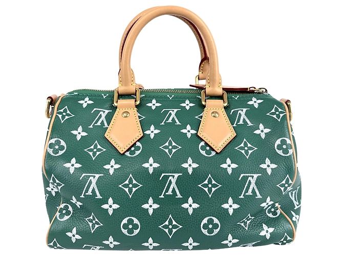 Louis Vuitton Women's Monogram Speedy P9 Bandoulière 25 Handtasche Hellgrün - Ansicht 2