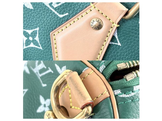 Louis Vuitton Women's Monogram Speedy P9 Bandoulière 25 Handtasche Hellgrün - Ansicht 7
