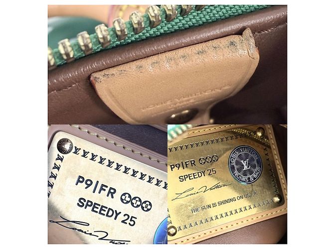Louis Vuitton Women's Monogram Speedy P9 Bandoulière 25 Handtasche Hellgrün - Ansicht 9