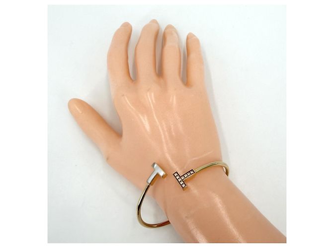 Bracciale rigido Tiffany & Co. in oro rosa 18K - vista 2