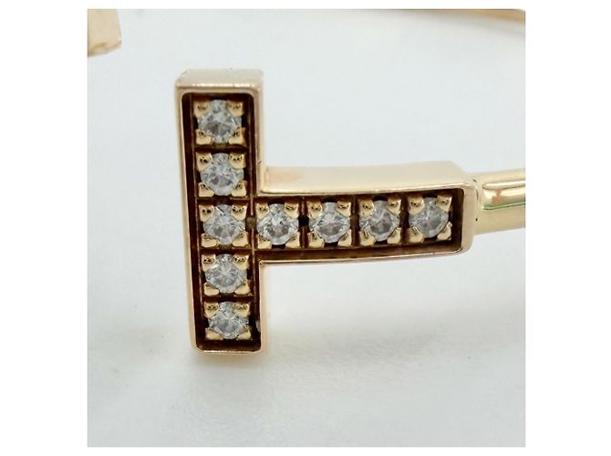 Bracciale rigido Tiffany & Co. in oro rosa 18K - vista 3
