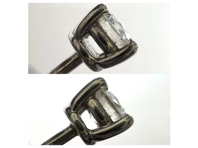 Orecchini a lobo Tiffany & Co. in platino 950 - vista 3