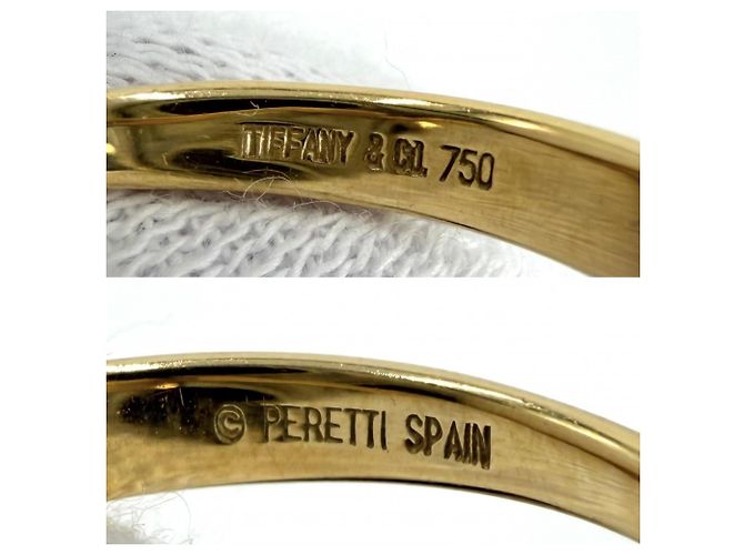 Tiffany & Co. Bean Design Ring aus Gelbgold - Ansicht 4