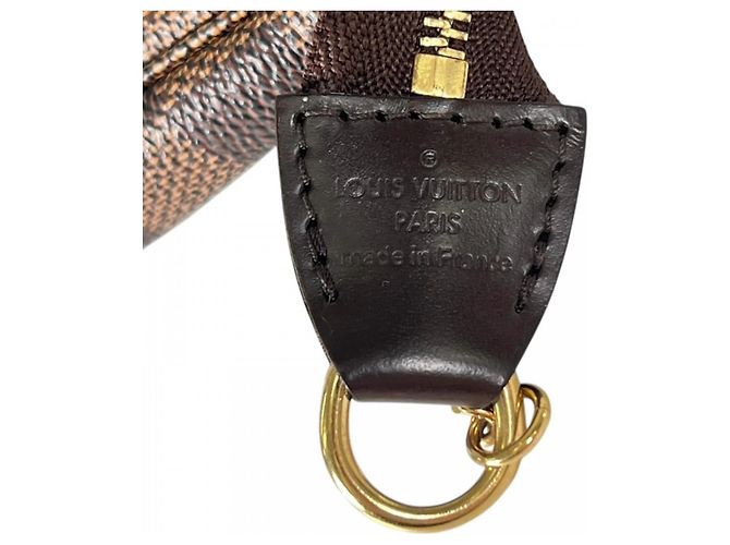 Pouch Louis Vuitton Damier Canvas Marrone - vista 10