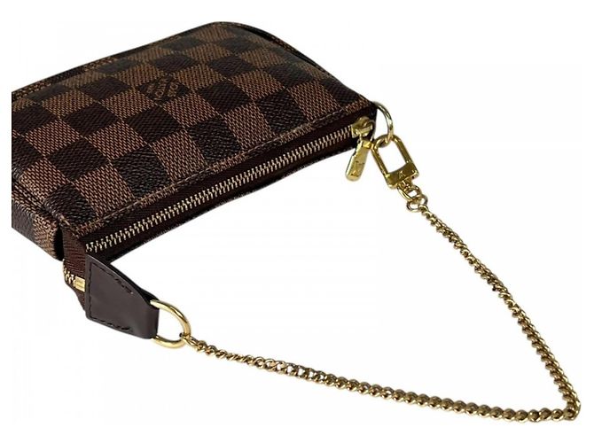 Pouch Louis Vuitton Damier Canvas Marrone - vista 4