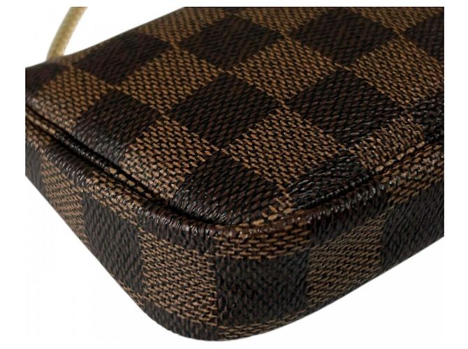 Pouch Louis Vuitton Damier Canvas Marrone - vista 6
