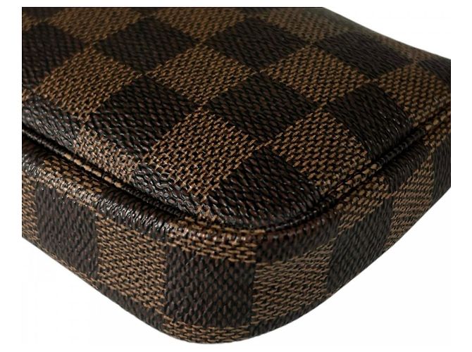Pouch Louis Vuitton Damier Canvas Marrone - vista 9