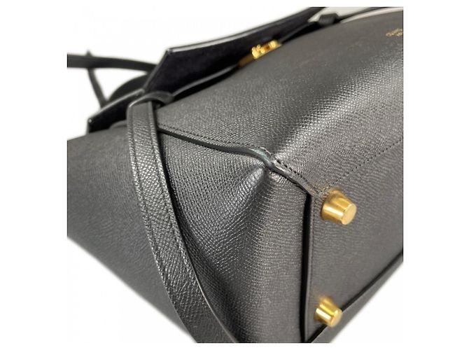Borsa Belt Bag Céline nera in pelle di vitello Nero - vista 10