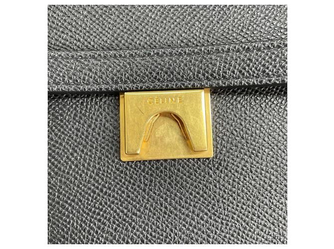 Borsa Belt Bag Céline nera in pelle di vitello Nero - vista 15