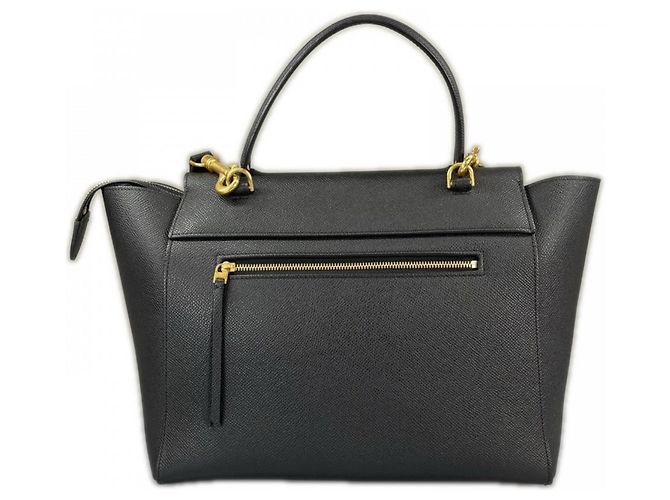 Borsa Belt Bag Céline nera in pelle di vitello Nero - vista 2