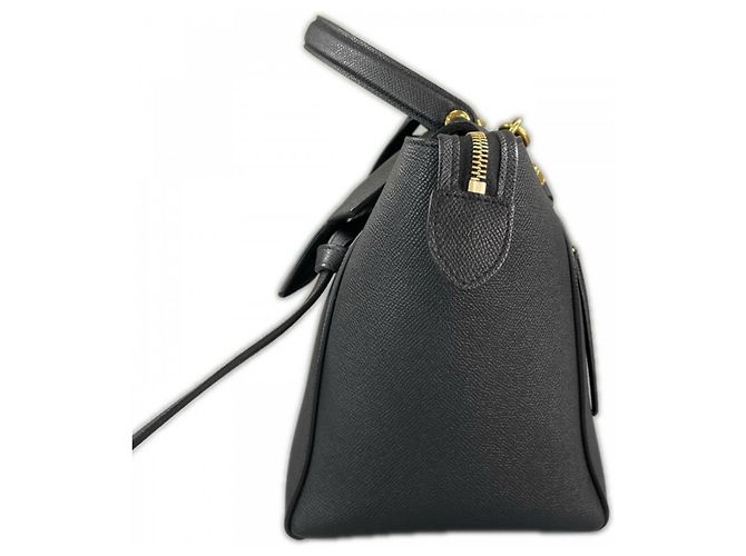 Borsa Belt Bag Céline nera in pelle di vitello Nero - vista 3
