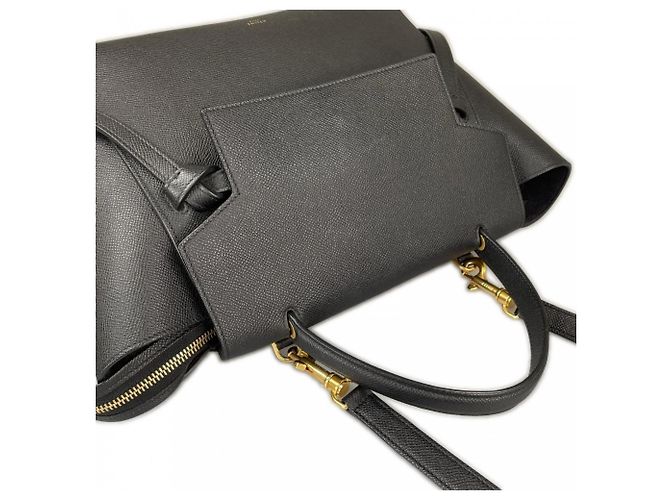 Borsa Belt Bag Céline nera in pelle di vitello Nero - vista 7